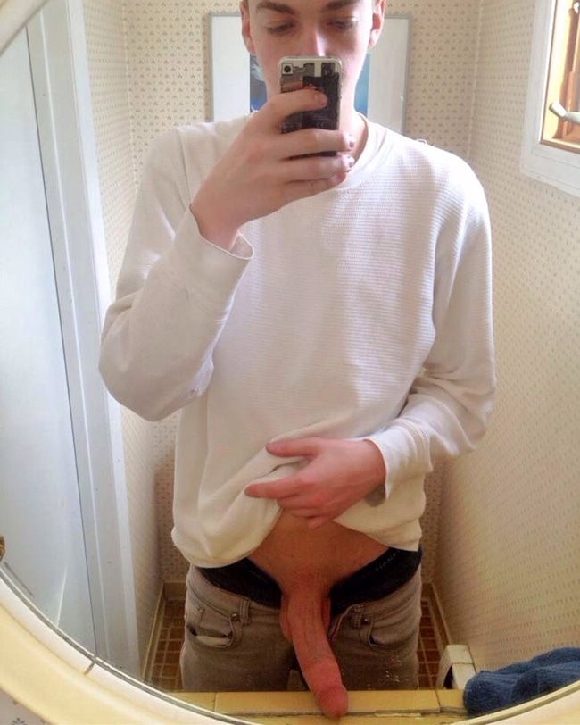 Boy Taking Cock Picture