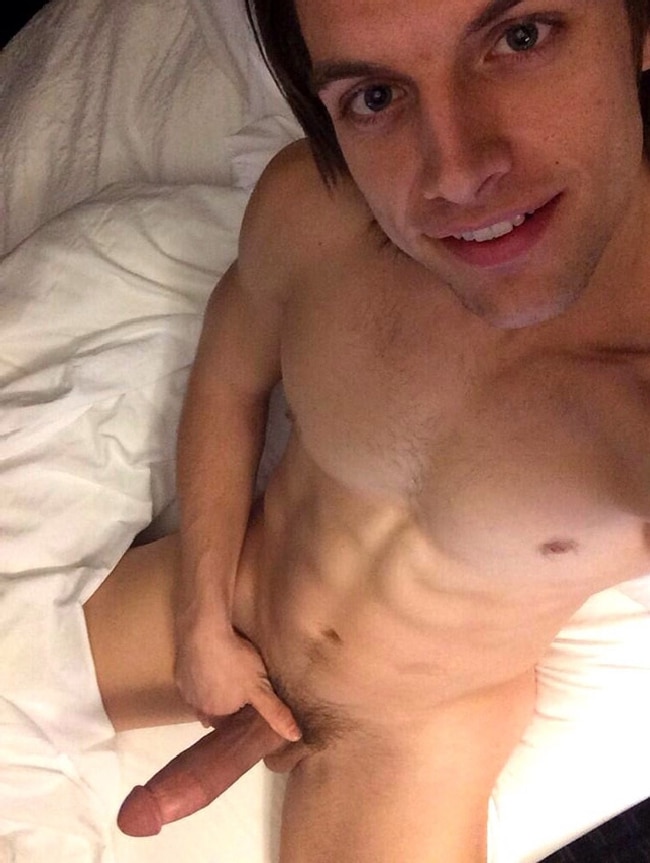 Horny Nude Dude In Bed